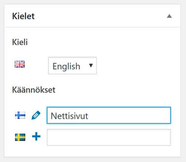 monikieliset nettisivut