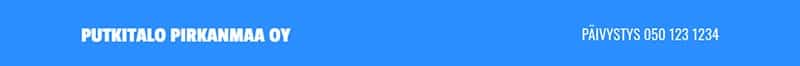 Ylätunniste eli header